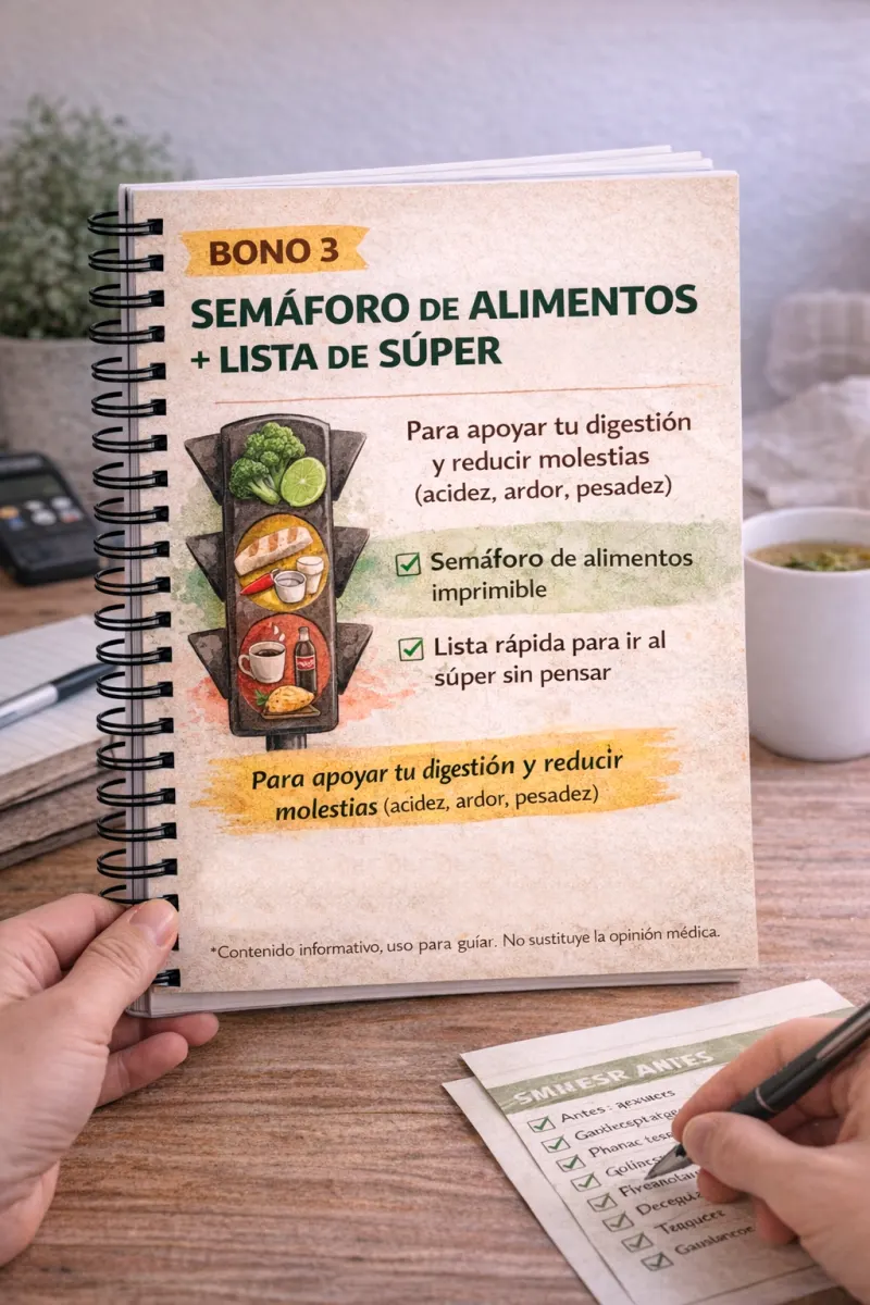 Semáforo de alimentos imprimible